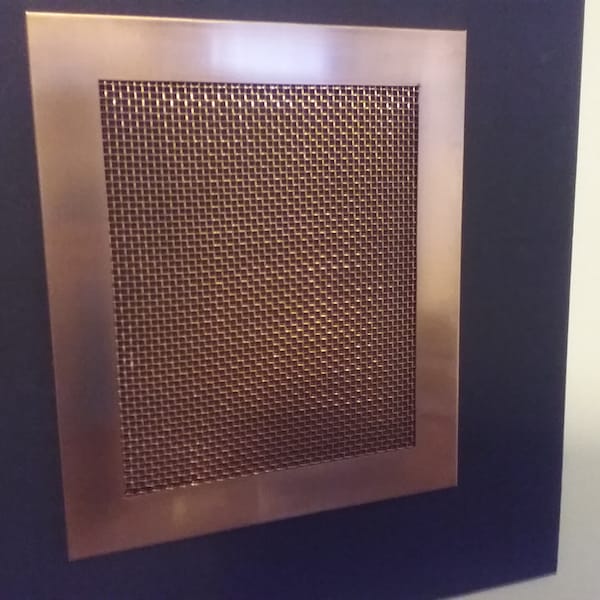 Solid copper vent cover