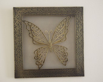butterfly brass vent cover