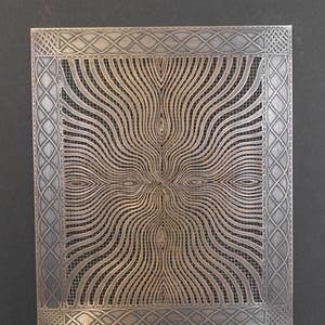 Vent cover from copper custom order