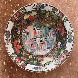 Large Rose Medallion Bowl