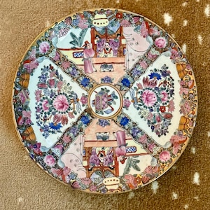 Famille Rose Medallion Plate