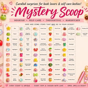 Bookish Self-Care Mystery Scoop Bundle | Stationery, Lip Balm, Bookish Items, Self-Care Items