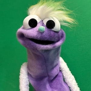 Child sized/ small fit purple sleeve puppet.