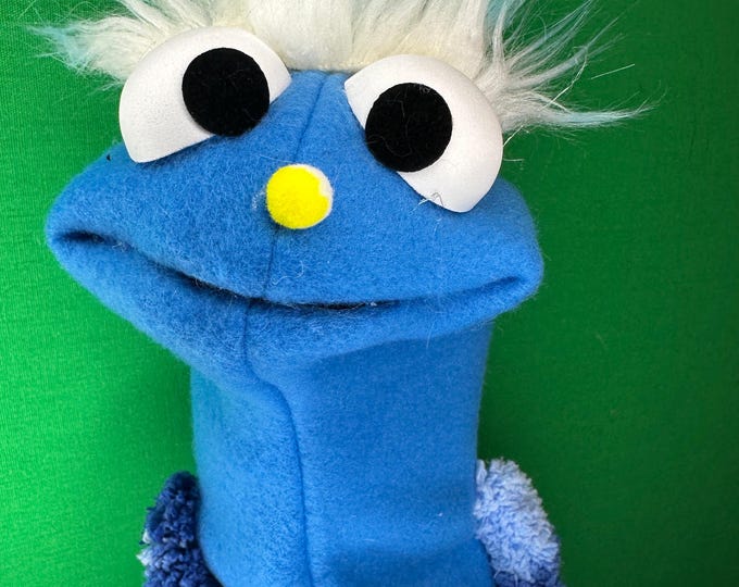 Puppet in Blue Small Fit. - Etsy