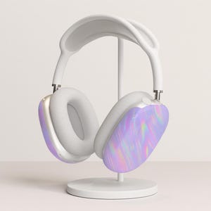 Iridescent Pastel AirPods Max Lightweight Polycarbonate Case Glossy or Matte Protective Scratch Resistant Hard Shell AirPod Max Cover image 1