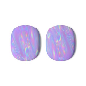 Iridescent Pastel AirPods Max Lightweight Polycarbonate Case Glossy or Matte Protective Scratch Resistant Hard Shell AirPod Max Cover image 5