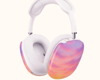 Funda para AirPod Max con diseño de cielo al atardecer / Funda con estampado de nubes degradadas para AirPods Max