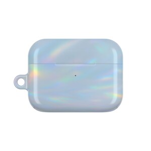 Holographic Iridescent AirPod Case for AirPods Pro 1 and 2, AirPods 3, AirPods 4 | Lightweight Polycarbonate Case with Carabiner