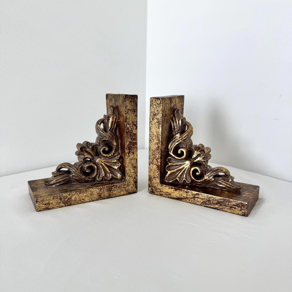 Vintage Florentine-style Bookends - Etsy