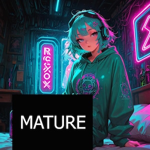 4k Gamer Girl Anime Waifu Art Pack – High Resolution Digital Download