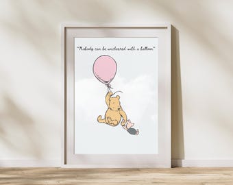 Winnie Puuh Kinderzimmer Wand Kunst: Gender Neutral (Digitaler Download)