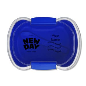New Day Two-Tier Bento Box - Customizable Lunch Container for Meal Prep, Kids Lunches, Picnic, Back to School, and Office Use
