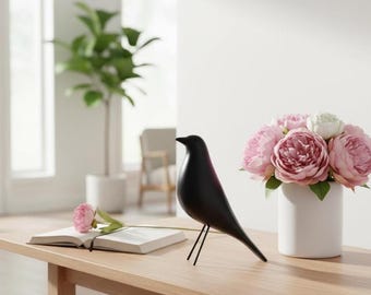 Modern Minimalist Resin Bird Statue Figurine – Elegant Decorative Ornament for Living Room, Bedroom, Office, Shelf & Tabletop Decor