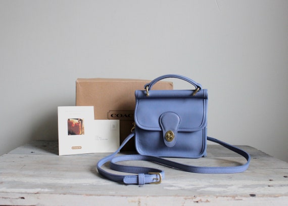 Buy Vintage Coach Winnie Bag New in Box // Rare Periwinkle Blue