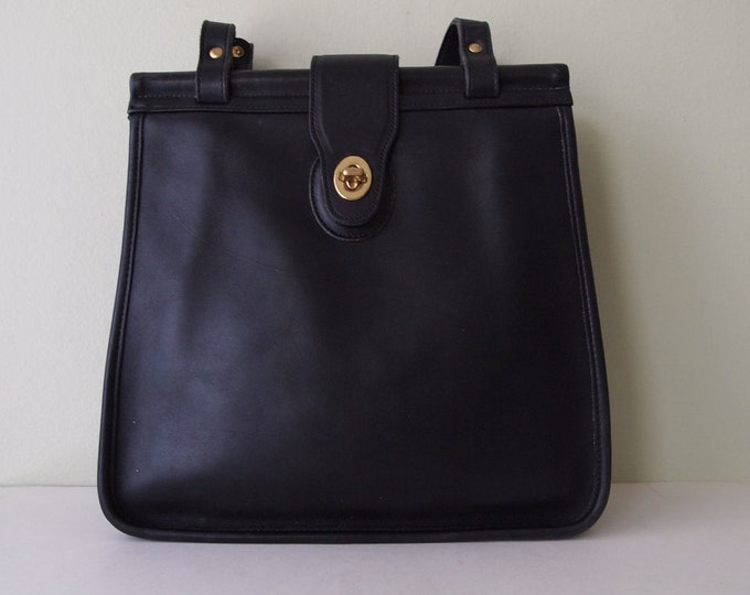 Vintage COACH Weston Shopper Tote Bag in Black RARE Etsy