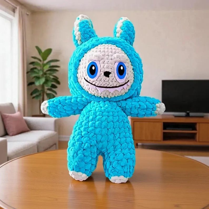 Labubu Crochet Pattern, Amigurumi Toy Pattern, DIY Labubu, Crochet Gift ...