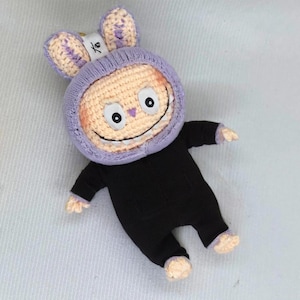 Labubu crochet pattern, Labubu Inspired Amigurumi Plushies digital download