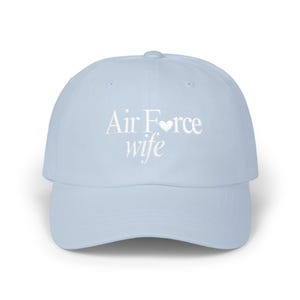 Embroidered Air Force Wife Hat, Air Force Wife Hat, Gift for Air Force wife, Air Force wife gift, Air Force wife, gift for her, hat for her