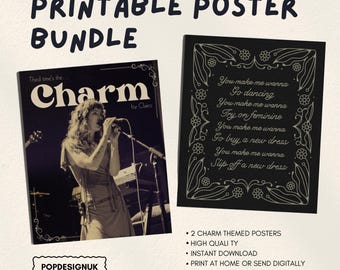 Clairo　Charm 限定版 ポスター付き Amazon.com: AEROSX Clairo Poster Music Album Charm Vintage Canvas