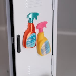 Opalite & Nope-alite Magnet | 3D Printed Spray Bottle Fridge Magnet | Teen Locker Decor