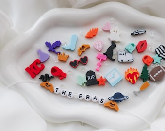 Statement Beads | 3D Printed DIY Friendship Bracelet Charms- Holographic Gift Bag Included