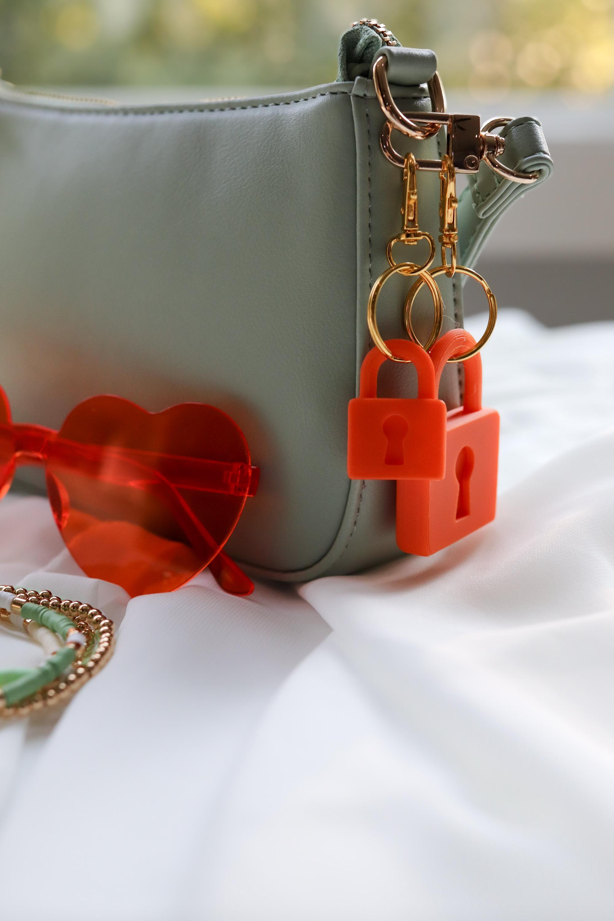 Mini Channel Lock Keychain Lock Keychain- Showgirl Era Inspired 3D Printed Bag Charm, Mini and ...
