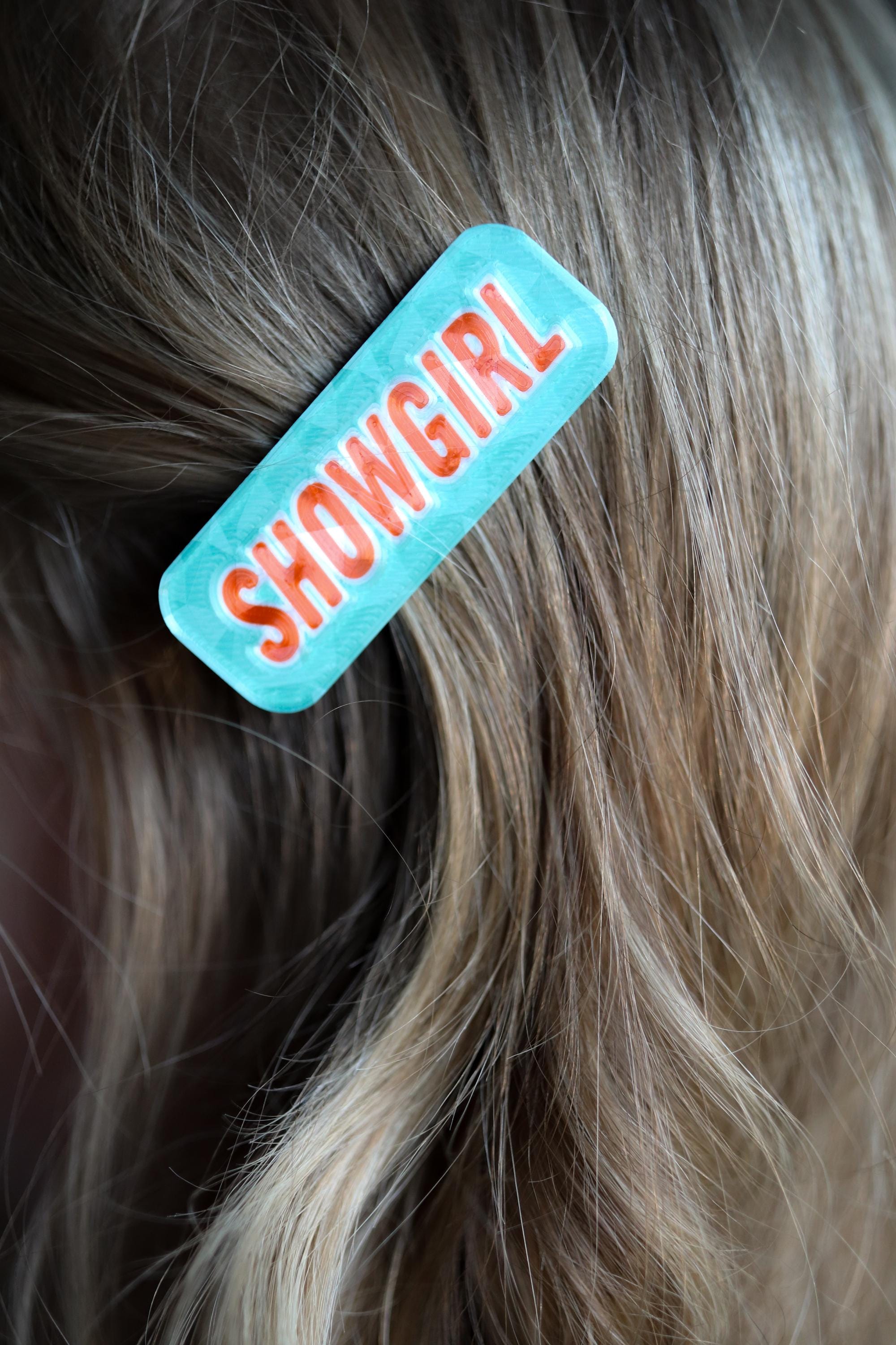 Showgirl Era Hair Clip | 3D Printed Statement Barrette 