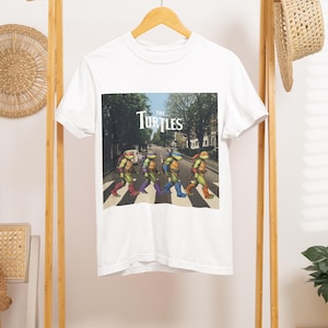 Teenage Mutant Ninja Turtles Unisex T-Shirt, Retro Cartoon Tee, Gift for Fans, Pizza Lovers, Unique Style Shirt, TMNT Fans