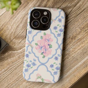 Coquette iPhone 14 15 16 Case Cute  Bow Floral Aesthetic Phone Cover Girly Protective Gift for Women Coquette Style Accessories