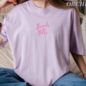 Embroidered Retro Camping T-Shirt, Vintage Movie T-Shirt, California Shirt, Girl Scouts Inspired, Beverly Hills Style Tee