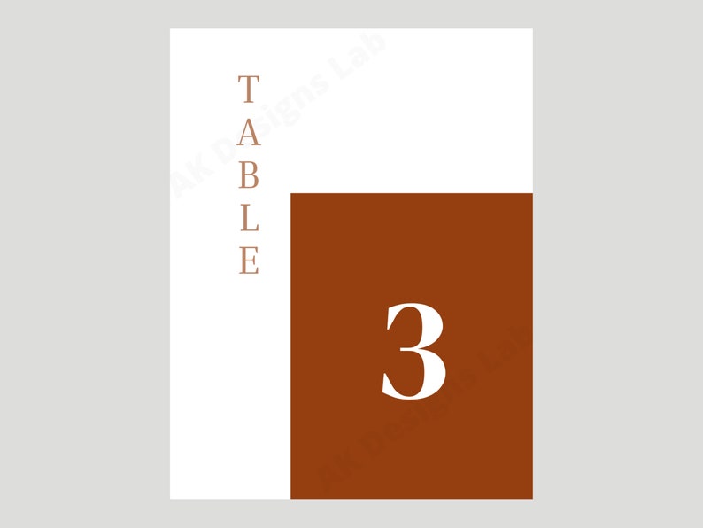 Printable Table Numbers, Weddings, Parties, Instant Download, Numbers 1 ...