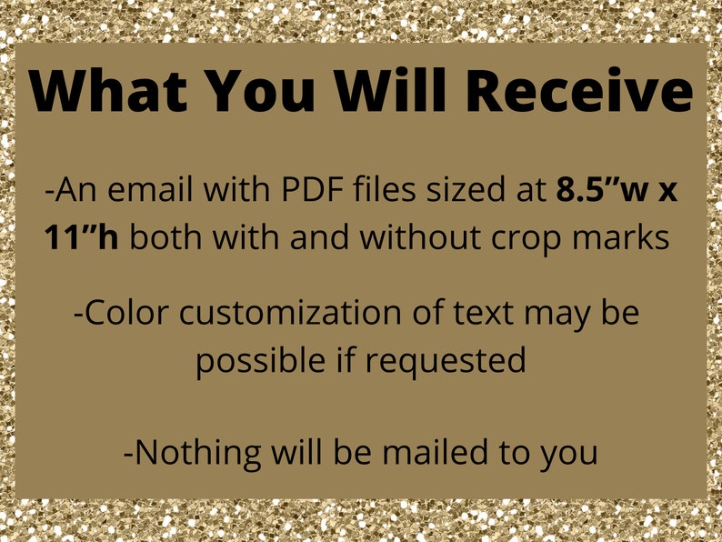 Digital Download Wedding Sign Printables