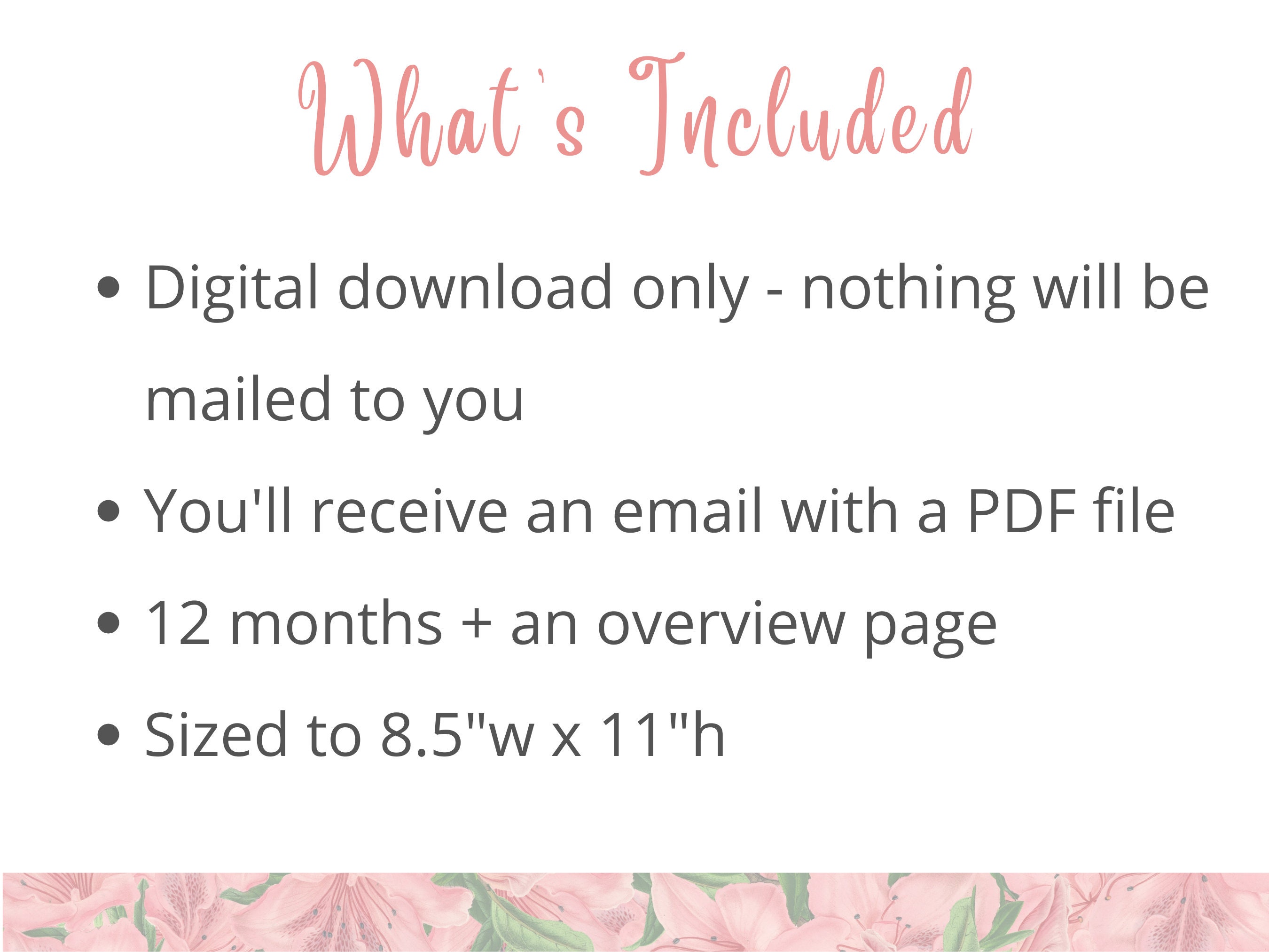 Digital Calendar.pdf Printable 2023 Calendar, Digital Calendar, PDF Calendar, Instant ...
