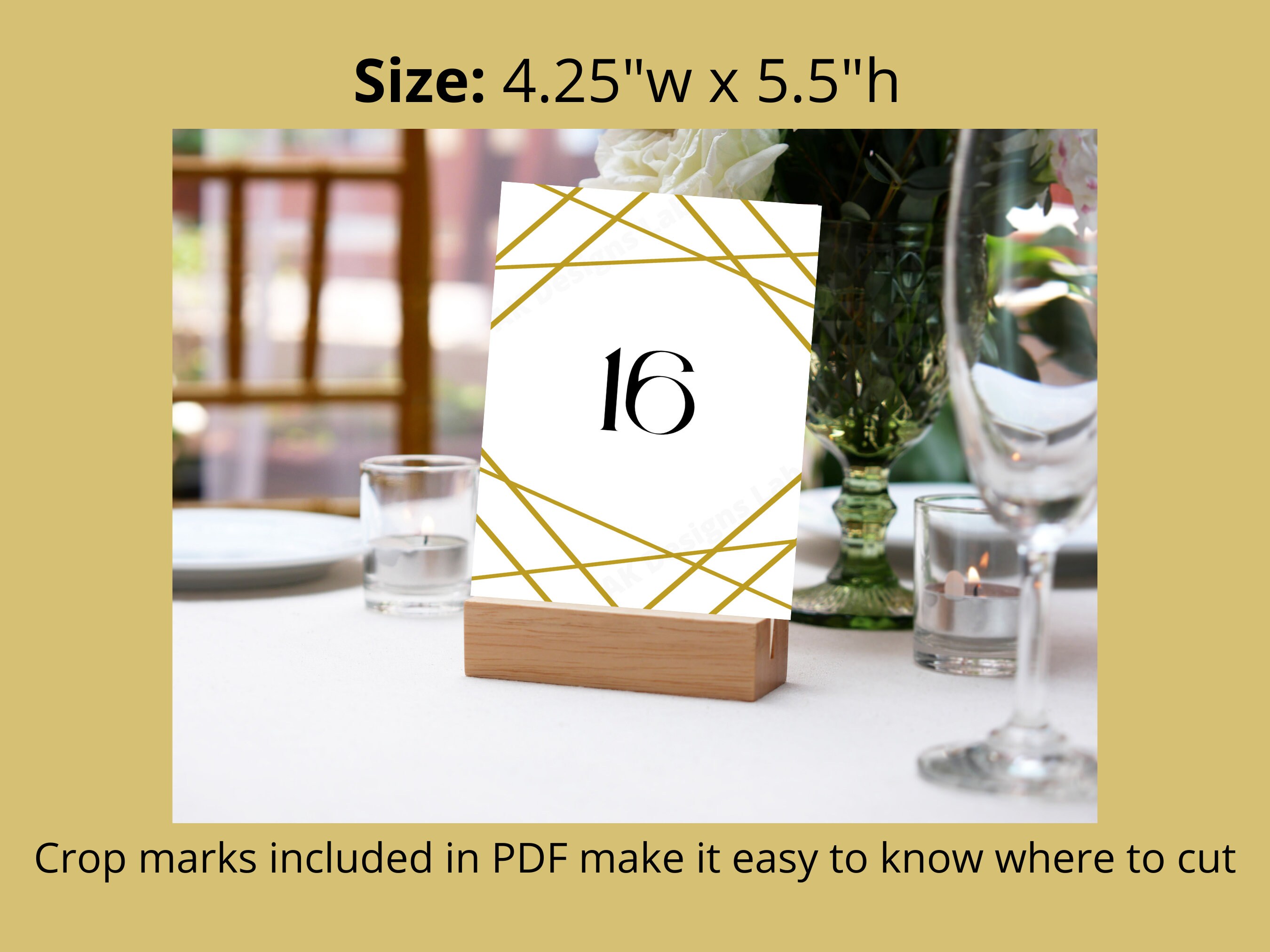 Printable Table Numbers, Weddings, Parties, Instant Download, Numbers 1 ...