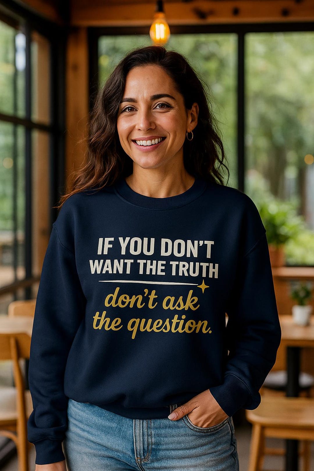 If You Don’t Want the Truth Funny Quote Unisex Sweatshirt Etsy(00)