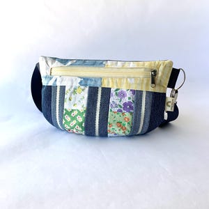 Upcycled Fanny pack cross body bag