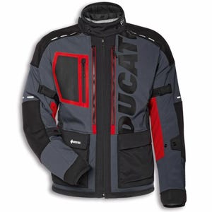 Handmade Ducati C5 Motorcycle Jacket & Pants: Waterproof Cordura Textile Racing Suit image 4