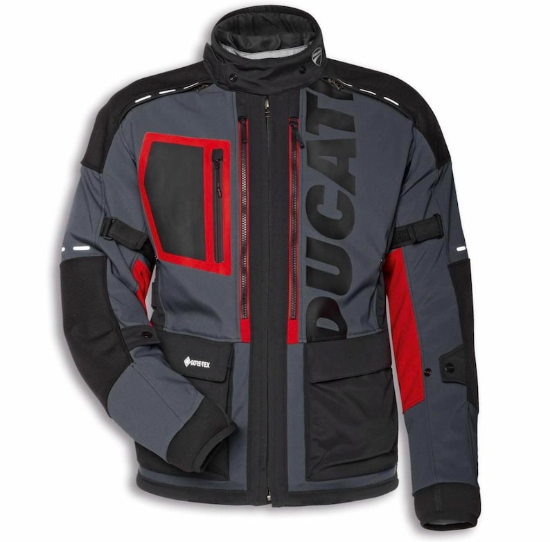 Handmade Ducati C5 Motorcycle Jacket & Pants: Waterproof Cordura Textile Racing Suit image 4
