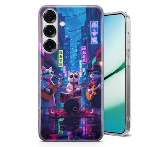 Street Band Cats - Phone Case for iPhone, Samsung, and Google Phones