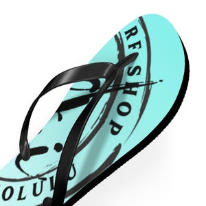Beachy Vibes Flip Flops, Summer Sandals, Vacation Footwear, Hawaiian Slippers, Casual Flip Flops, Pool Party Essentials