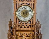 Decorative Fretwork Clock with Westminster Chime