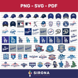 Los Angeles baseboll (svg, png, pdf), Dodgers SVG, Dodgers PNG, Dodgers logotyp SVG, Matchdag, College, Friidrott, Omedelbar nedladdning.