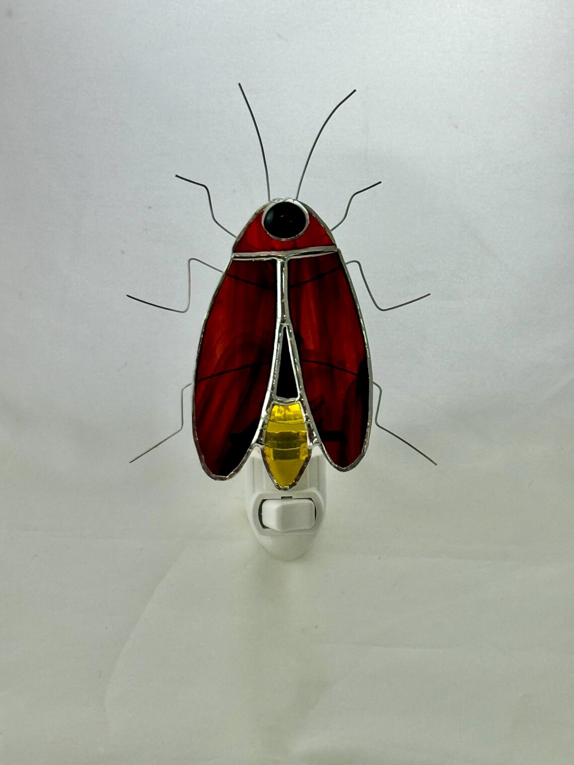 Firefly Lightning Bug Stained Glass Night Light - Etsy