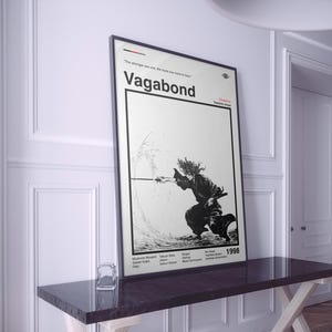 Vagabond Poster | Vagabond Druck | Vagabond Druck | Anime Poster | Manga Poster | Minimalistisches Poster