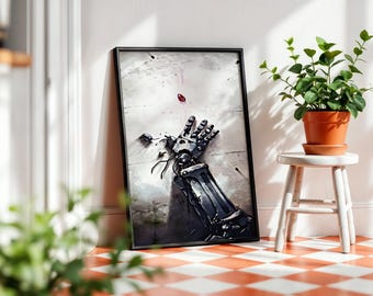 Full Metal Alchemist Poster: Minimalist Anime Manga Art Print