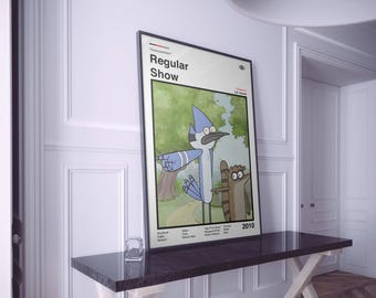 Impresión de Un Show Más: Póster minimalista de programa de televisión, acabado mate