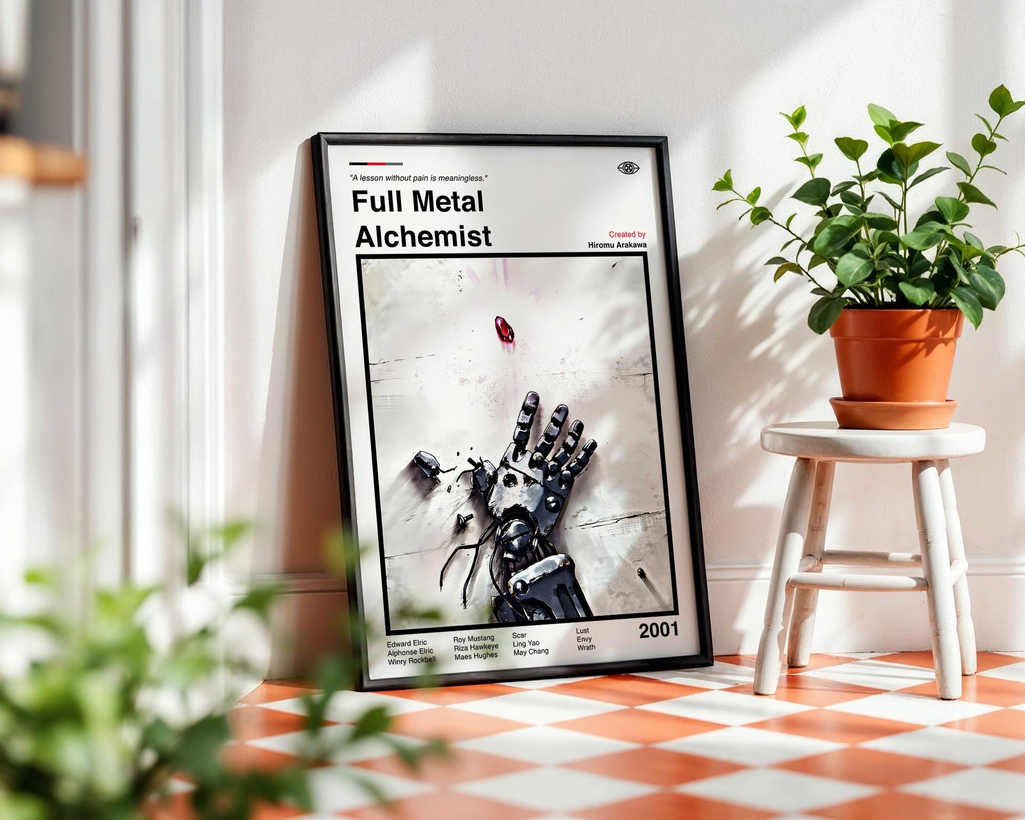 Akira - Targa da parete in metallo stile vintage con manga e anime giapponesi, 20 x 30 cm, poster 18