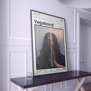 Vagabond Poster | Vagabond Druck | Vagabond Druck | Anime Poster | Manga Poster | Minimalistisches Poster