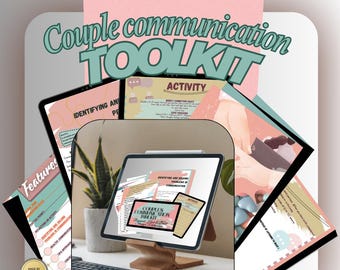 Paararbeitsbuch Kommunikation: Therapie-Toolkit, Beziehungsfähigkeiten (PDF-Download A4-Größe)