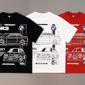 BMW E30 M3 Graphic Tee - &quot;Chasing Perfection&quot; Edition (pack of 3)